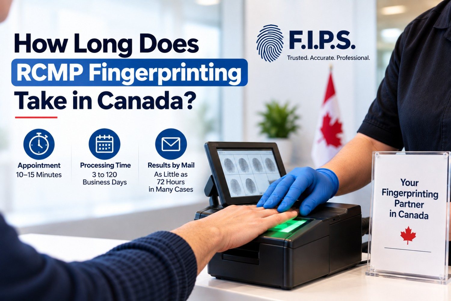 How Long Does RCMP Fingerprinting Take in Canada?